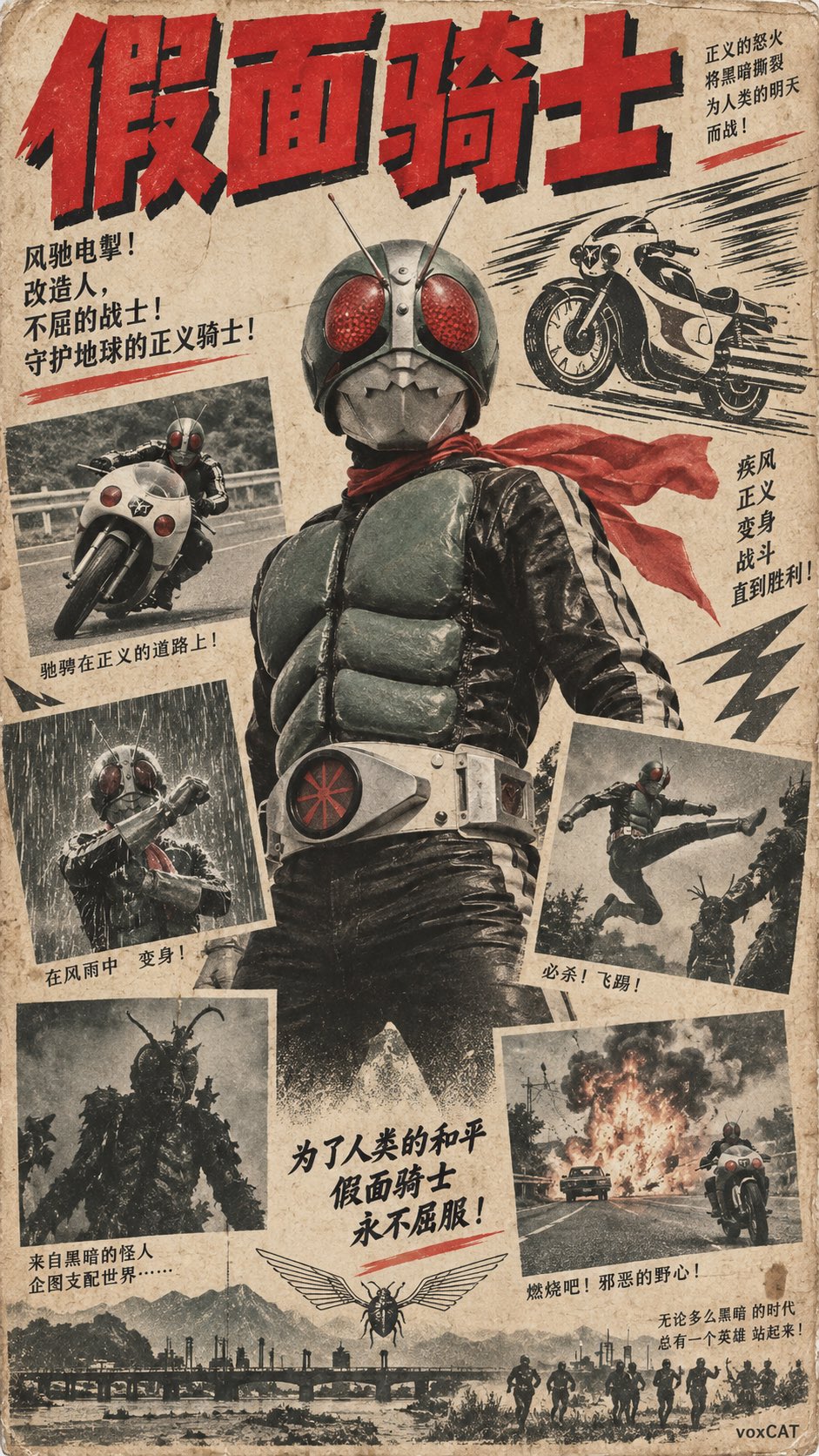 中国八九十年代旧电影画报拼贴设计