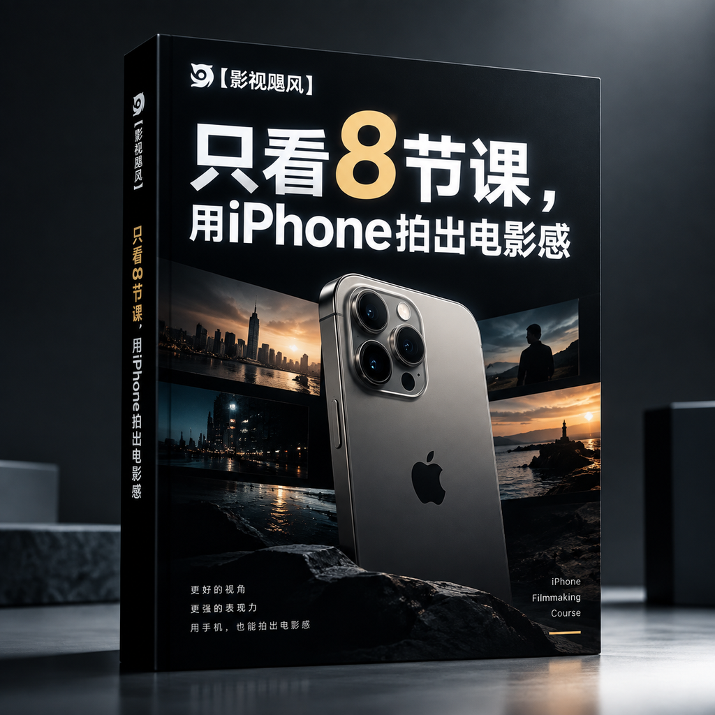 影视飓风《B站课堂:只看8节课用iPhone拍出电影感》含完整课件